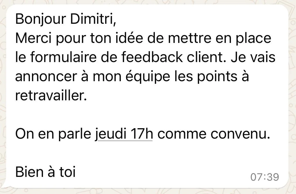 Message client
